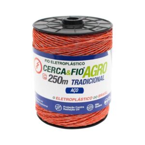 FIO ELETROP P/CERCA 250M LARANJA