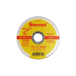 DISCO CORT INOX 4,1/2X1X7/8 STARRET DAC115-14