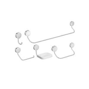 ACESSORIO BANHEIRO 5PCS NET DECA CROMADO