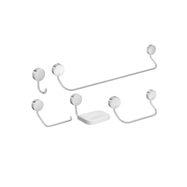 ACESSORIO BANHEIRO 5PCS NET DECA CROMADO