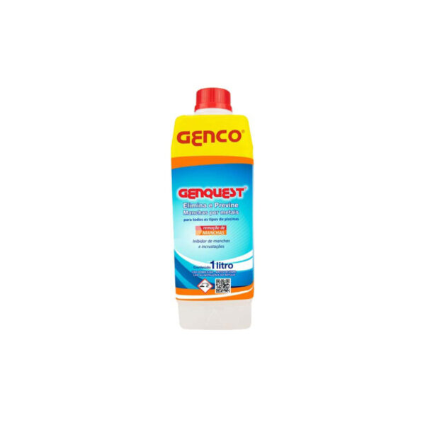 ELIMINA MANCHA METAIS GENQUEST 1L AGUA POCO GENCO