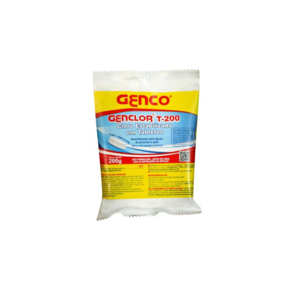 PASTILHA TABLETE GENCLOR 200GR T-200 GENCO
