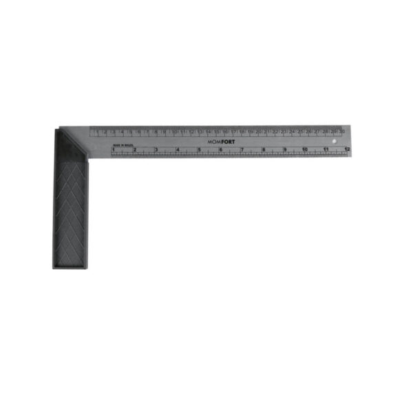 ESQUADRO ACO CB PVC 10 25CM MOMFORT 616010