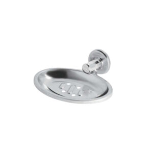 SABONETEIRA C/ FURO OVAL CLARA INOX