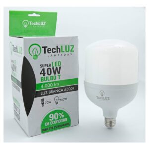 LAMPADA LED 40W T 6500K TECHLUZ LP40W