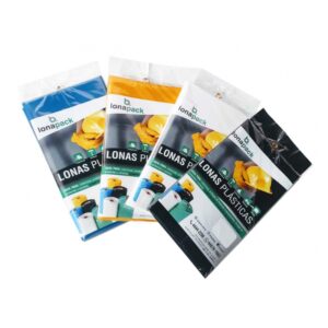 LONA PRETA CORTADA 4X2M BLISTER