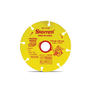 DISCO SERRA CIRC 4.3/8 TUNGST P/MAD STARRETT DCT110-20