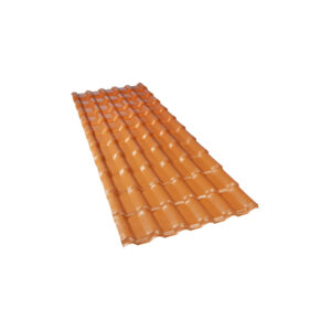TELHA COLONIAL PVC 242X86 TERRACOTA PLAN 6 ONDAS