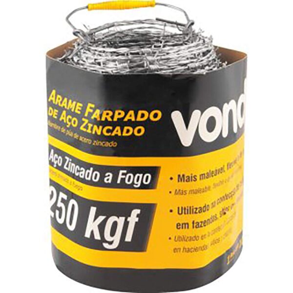 ARAME FARPADO 250KGF 500M VONDER 3174250500