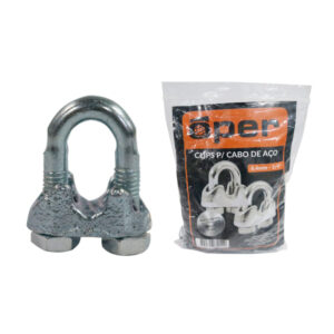 CLIPS P/ CABO DE ACO 03.2MM 1/8 OPER
