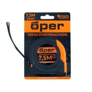 TRENA 07,5M X 25MM C/TRAVA EMBORR PONTA MAGN OPER