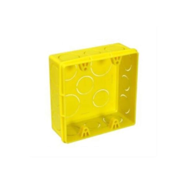 CAIXA LUZ 4X4 PVC AMARELA TIGRE