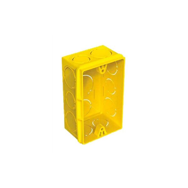 CAIXA LUZ 2X4 PVC AMARELA TIGRE