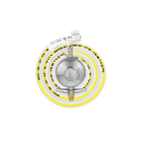 REGULADOR GAS C/MANG 125CM VINIGAS C/2 ABRAÇADEIRA