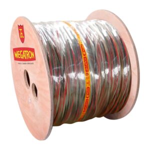 CABO ALUM QUADR 1KV 10,00MM 400M PTO/CZA/VERM
