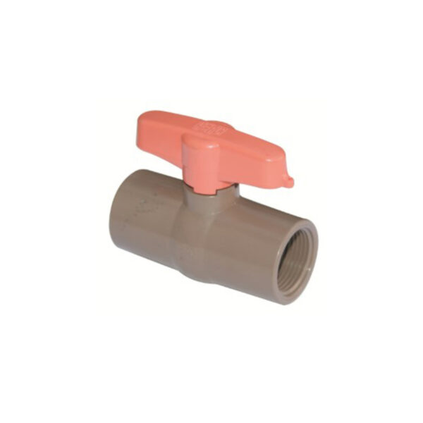 REGISTRO ESFERA ROSCA 1/2 20MM HERC MARROM