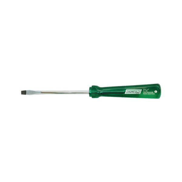 CHAVE FENDA 3/16X4 CRV CB THOMPSON VERDE