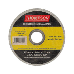 DISCO CORT INOX 4,1/2X1X7/8 THOMP