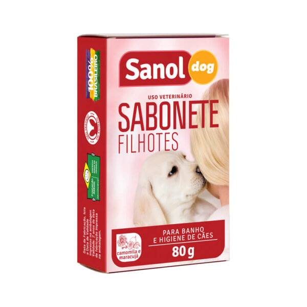 SABONETE FILHOTES 80G SANOL DOG