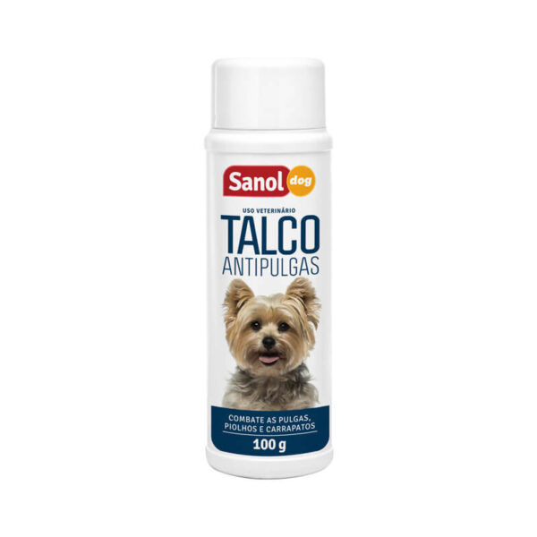 TALCO ANTIPULGAS 100G SANOL DOG