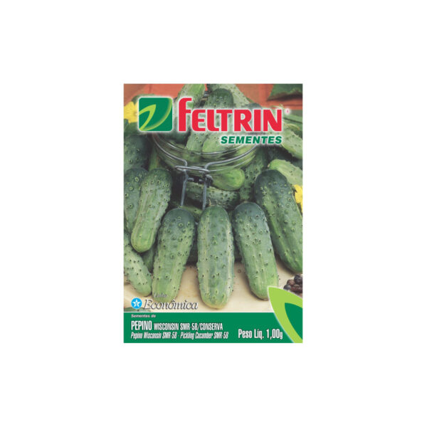 SEMENTE PEPINO WISCONSIN FELTRIN SMR 58 CONS