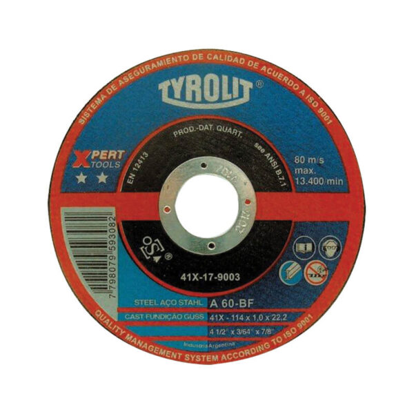 DISCO CORT INOX 7X1,6X7/8 TYR BASIC