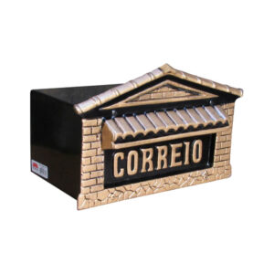 CAIXA CORREIO MURO COLONIAL POP DOURADA OM