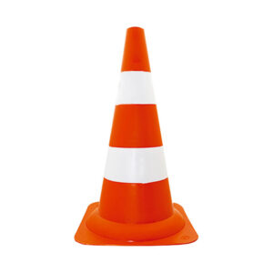 CONE SINALIZADOR 70CM PRO SAFETY LARANJA E BRANCO