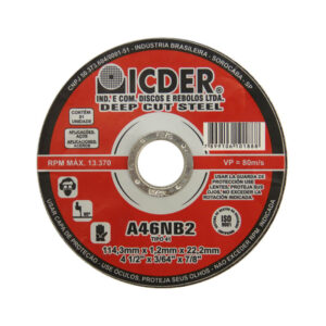 DISCO CORT INOX 4,1/2X1,2X7/8DC ICD DC STEEL