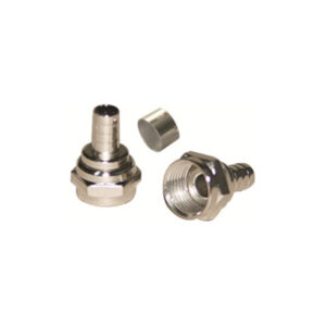 CONECTOR MET C/ANEL INTERNEED RG59U NIQUELADO