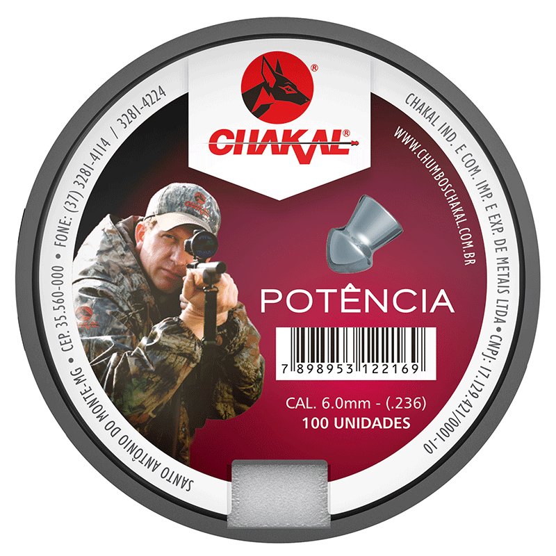 CHUMB ESPING 6.0MM POTENCIA CHAKAL C/100 UN