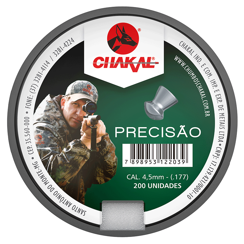 CHUMB ESPING 4.5MM PRECISAO CHAKAL C/200 UN