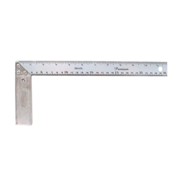 ESQUADRO ACO CB ALUM 14 35CM (I) THOMPSON 233