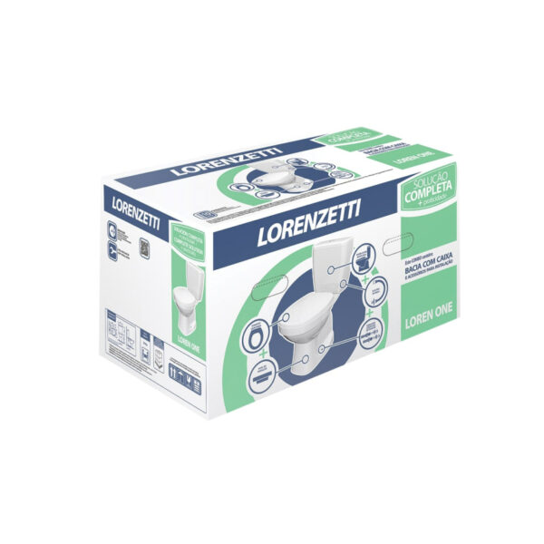 BACIA C/CAIXA ACOPLADA ONE BCO LRZ COMBO
