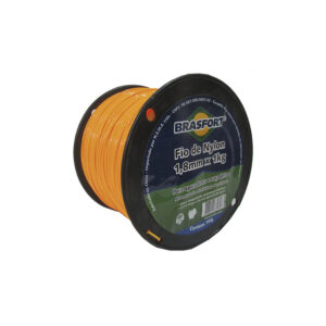 FIO DE NYLON 2,4MM C/1KG ROCADEIRA 195M BRASFORT 7540