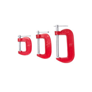 GRAMPO TIPO "C" KIT 3 TAM BRASFORT 8877