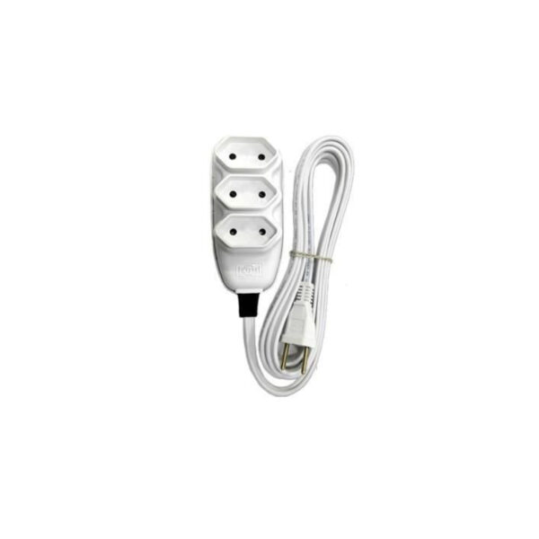 EXTENSAO 10M PL 2P 2X0,75 BCO ILUMI