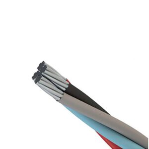 CABO ALUM QUADR 1KV 16,00MM 100M PTO/CZA/VERM