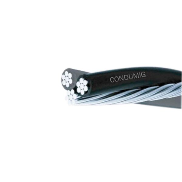 CABO ALUM TRIPLEX 1KV 10,00MM 100M CONDUMIG