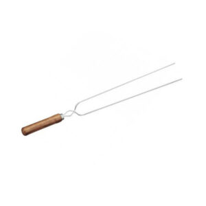 ESPETO CHURRASCO DUPLO 75CM MOR CB MAD ACO CROM