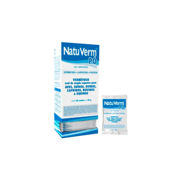 VERMIFUGO AVE/SUINO PO 20G NATU VERM VETBRAS VET01123