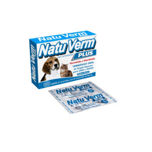 VERMIFUGO CAO/GATO 4CP NATU VERM PLUS VETBRAS VET01157