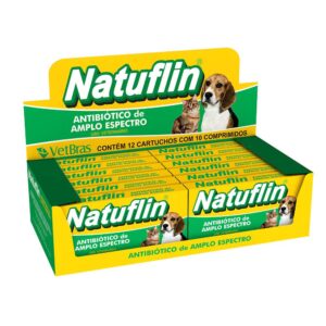 ANTIBIOTICO NATUFLIN CAO/GATO C/10 COMP NATURRICH NAT310