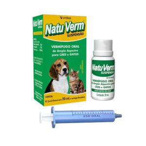 VERMIFUGO CAO/GATO 20ML NATU VERM NATURRICH NAT80