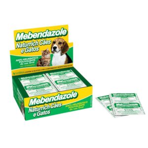 VERMIFUGO CAO/GATO MEBENDAZOLE 6CP NATURRICH NAT170