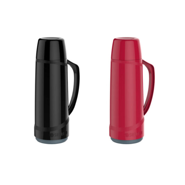 GARRAFA TERMICA 1L CRISTAL VERMELHA SOPRANO