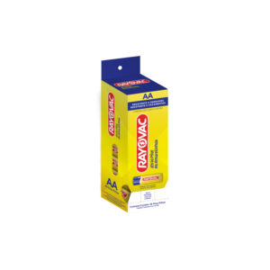 PILHA AMARELA AA PEQUENA 12X4 TUBO RAYOVAC