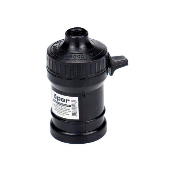 SOQUETE E27 NYLON C/CHAVE PT OPER