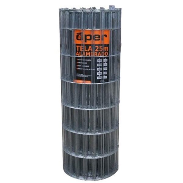 TELA SOLDADA F16 OPER 1,00X25M 5X10CM MYLV1025