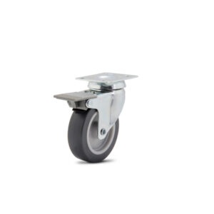RODIZIO GIRAT C/FRE 03 CZA 60KG C/PLACA COLSON
